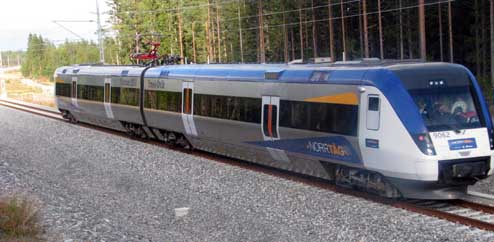 Tåg i Hörneå